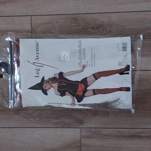 Pumpkin witch, Halloween costume.